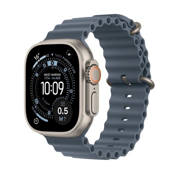 SMARTWATCH APPLE ULTRA 3 GPS+CELULAR 49MM TITÂNIO CINZENTO BRACELETE AZUL