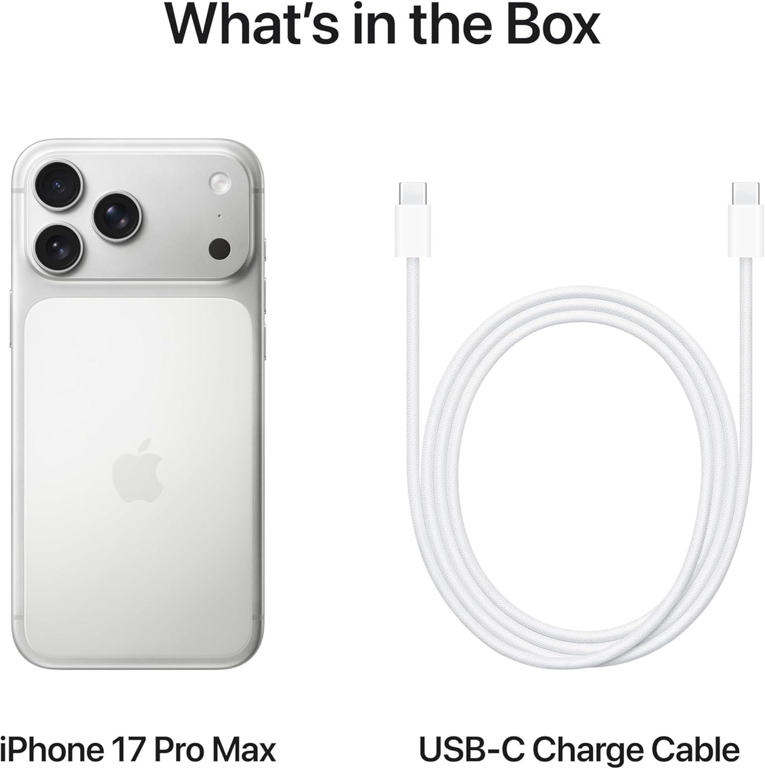 SMARTPHONE IPHONE 17 PRO MAX 256GB PRATEADO